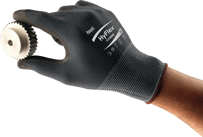 ANSELL gants HyFlex® 11-840 taille 8 noir/gris (4000371654)