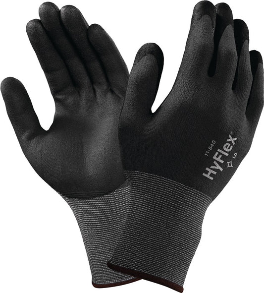 ANSELL Handschuhe HyFlex® 11-840 Größe 10 schwarz/grau ( 4000371656 )