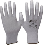 Gants NITRAS taille 8 gris/blanc (4000371798)