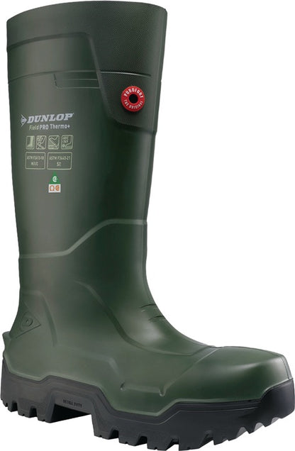 DUNLOP bottes d'hiver de sécurité Fieldpro Thermo+ taille 41 vert (4000374171)