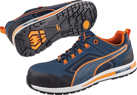 Zapato de seguridad PUMA Crosstwist LOW Talla 43 azul/naranja (4000374603)