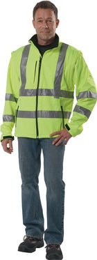 Chaqueta softshell PREVENT alta visibilidad talla M (4000380260)