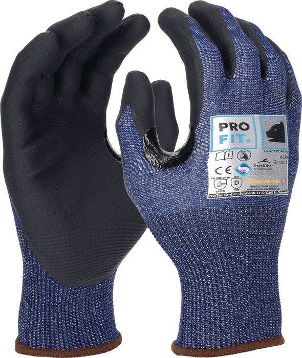 PRO FIT gants de protection contre les coupures cut stop Pro taille 9 bleu/noir (4000391285)