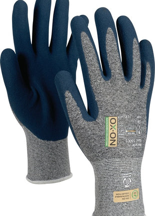 Gants OX-ON Recycle Basic 16001 taille 8 bleu/bleu clair (4000391358)