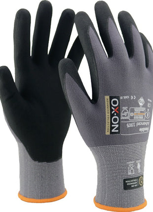 Gants OX-ON Flexible Advanced 1905 taille 7 noir/gris clair (4000391385)