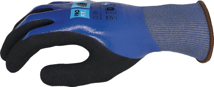 Gants de protection contre les coupures PRO FIT Ultra DRY CUT D taille 8 bleu / noir (4000391424)