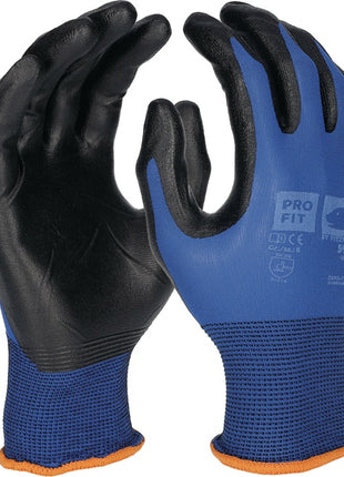 Guantes PRO FIT SPIKE talla 9 azul / negro ( 4000391429 )