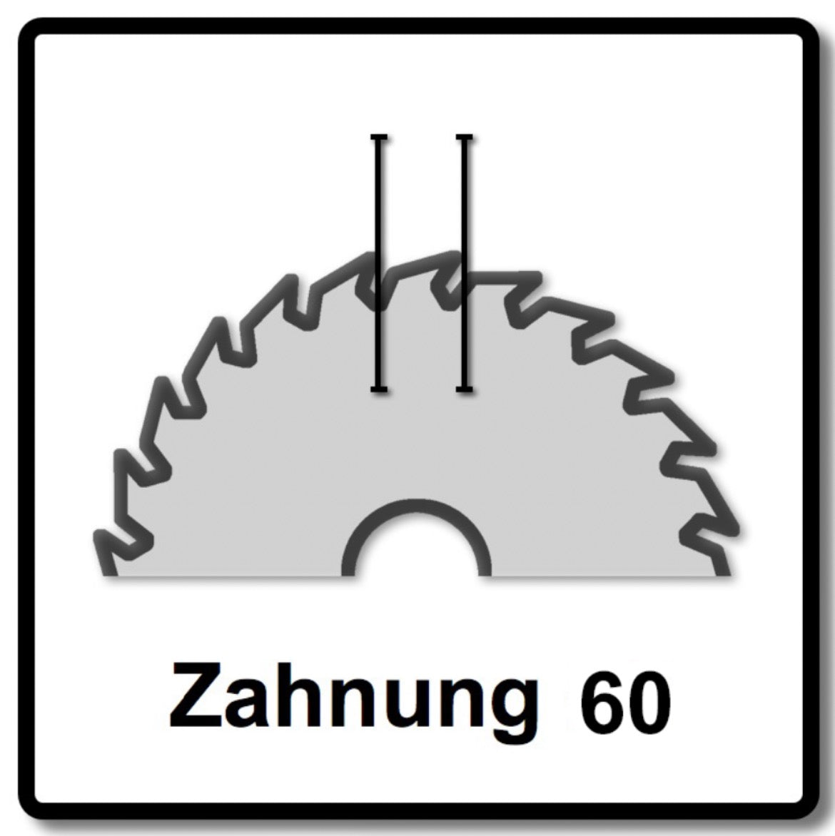 Bosch Kreissägeblatt für Holz EX WO B 254 x 30 x 1,8 mm 60 Zähne ( 2608642530 ) - Toolbrothers