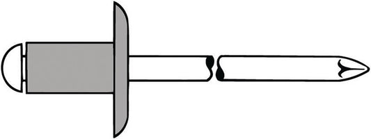 GESIPA rivet aveugle tige de rivet dxl 5 x 20 mm K11 (4000813569)