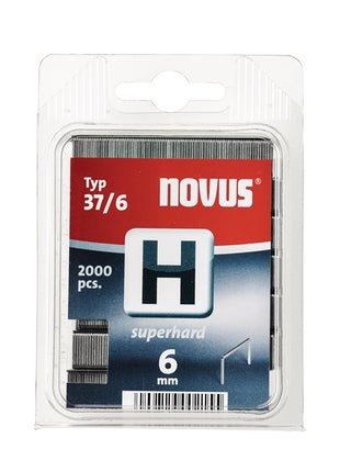 Agrafe à fil fin NOVUS H type 37 largeur 10,6 mm (4000813896)