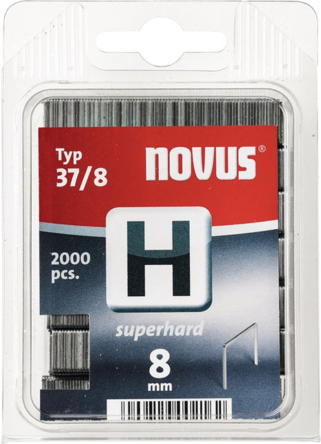 Agrafe à fil fin NOVUS H type 37 largeur 10,6 mm (4000813898)