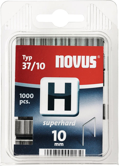 Agrafe à fil fin NOVUS H type 37 largeur 10,6 mm (4000813900)