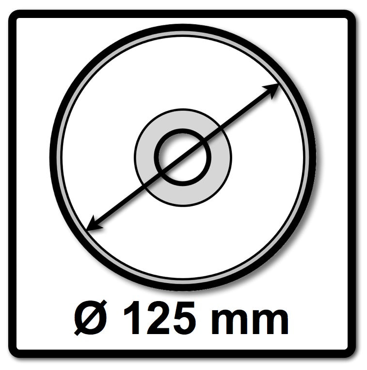 Makita 25x Trennscheibe 125 x 0,8 x 22,23 mm für INOX Edelstahl ( 25x B-45733 ) - Toolbrothers