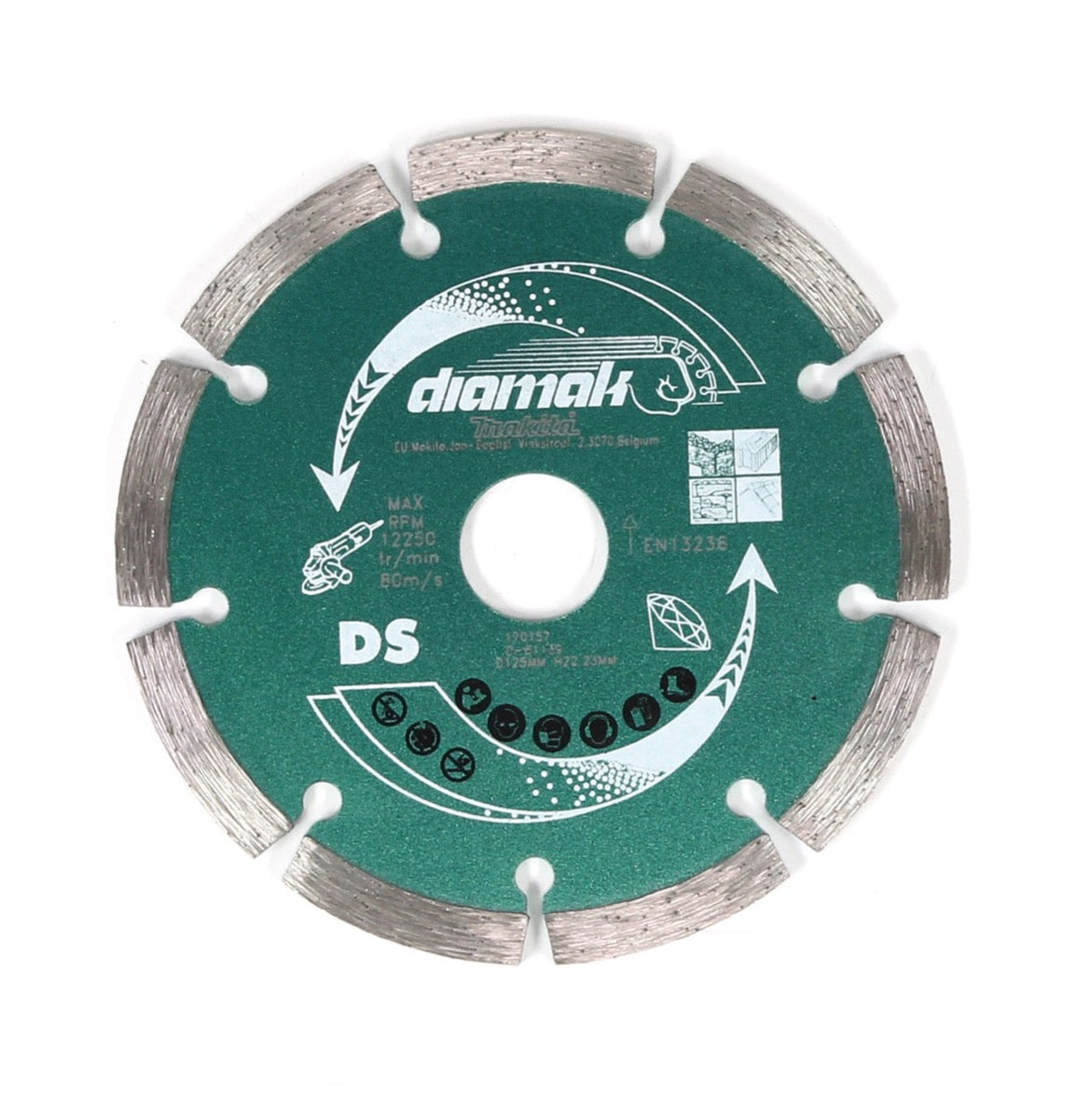 Makita Diamak 125 mm 5 Stk. ( 5x D-61139 ) Diamant Trennscheibe für Stein, Beton Aufnahme 22,23 mm - Toolbrothers