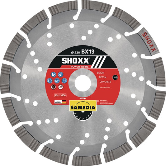 Disque à tronçonner diamanté SAMEDIA SHOXX BX13 Ø 300 mm alésage 20 / 25,4 mm (4000844262)