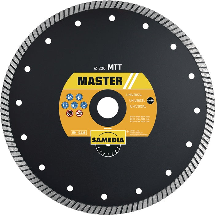 Disque à tronçonner diamanté SAMEDIA MTT Ø 150 mm alésage 22,23 mm (4000844278)