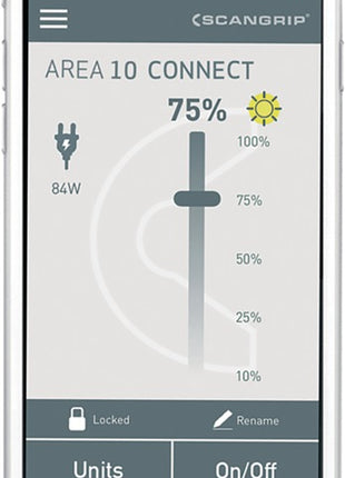 Spot LED SCANGRIP AREA 10 CONNECT 84 W 1000 - 10000 lm (4000873481)