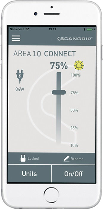 Spot LED SCANGRIP AREA 10 CONNECT 84 W 1000 - 10000 lm (4000873481)