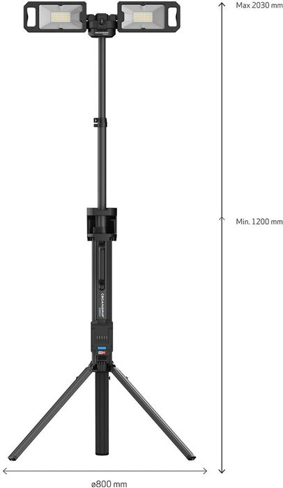 Spot LED SCANGRIP TOWER 5 CONNECT 45 W 2500 - 5000 lm (4000873485)