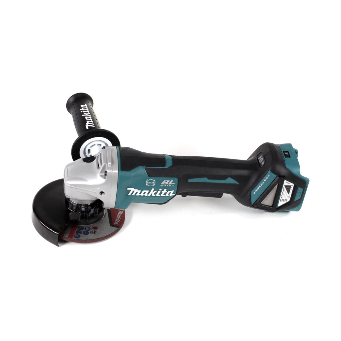 Makita DGA 517 RTJ Akku Winkelschleifer 18 V 125 mm Brushless + 2x Akku 5,0 Ah + Ladegerät + EZYNUT + Makpac - Toolbrothers