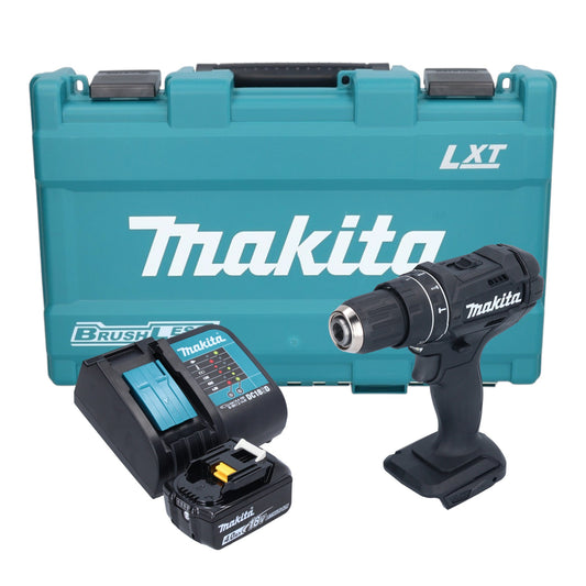 Makita DHP 482 SM1KB perceuse à percussion sans fil 18 V 62 Nm noir + 1x batterie 4,0 Ah + chargeur + mallette