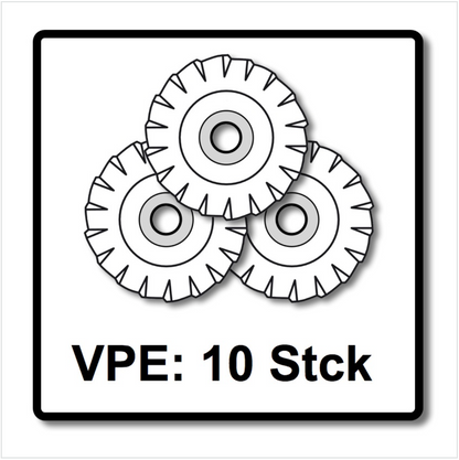 10x Bosch SIA 2824 Stingray Fächerscheibe 125 mm P120 für Stahl und Inox - Toolbrothers