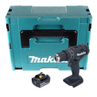 Makita DHP 482 F1JB perceuse à percussion sans fil 18 V 62 Nm noir + 1x batterie 3,0 Ah + Makpac - sans chargeur