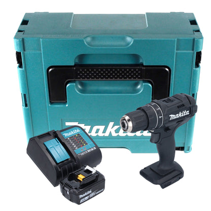 Makita DHP 482 SF1JB perceuse à percussion sans fil 18 V 62 Nm noir + 1x batterie 3,0 Ah + chargeur + Makpac