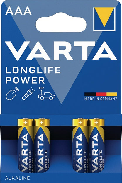 Batterie VARTA Longlife Power 1,5 V AAA-AM4-Micro 1240 mAh (4000901810)