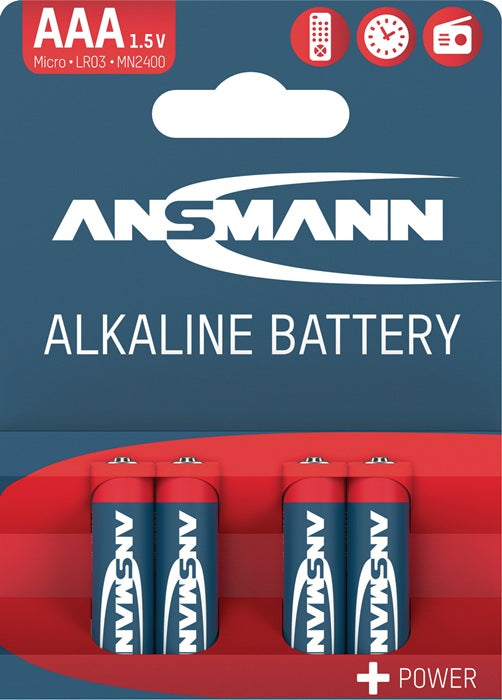 Batterie ANSMANN 1,5 V AAA-AM4-Micro 1200 mAh (4000901826)