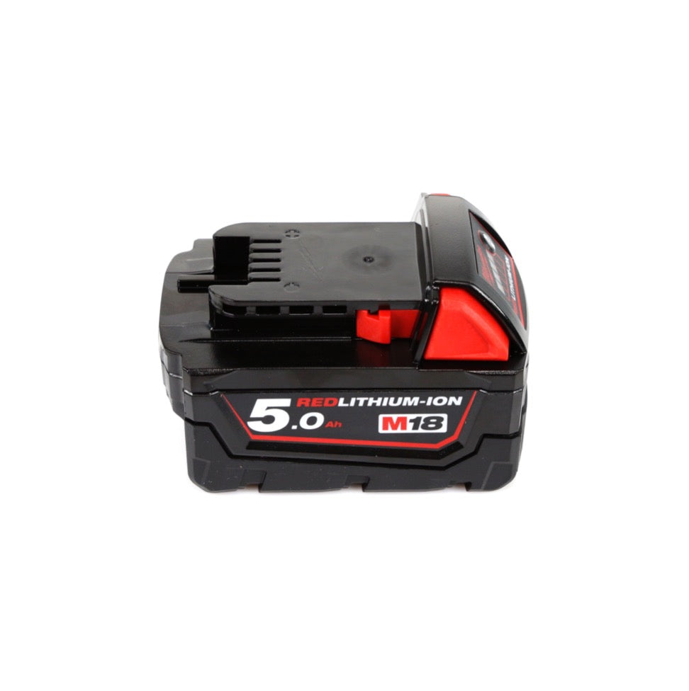 Milwaukee M18 BLPD 501 Brushless Akku-Schlagbohrschrauber 18V - 13mm Schnellspannbohrfutter + Transportkoffer und Milwaukee M18 B5 Akku 18 V / 5,0 Ah - Toolbrothers