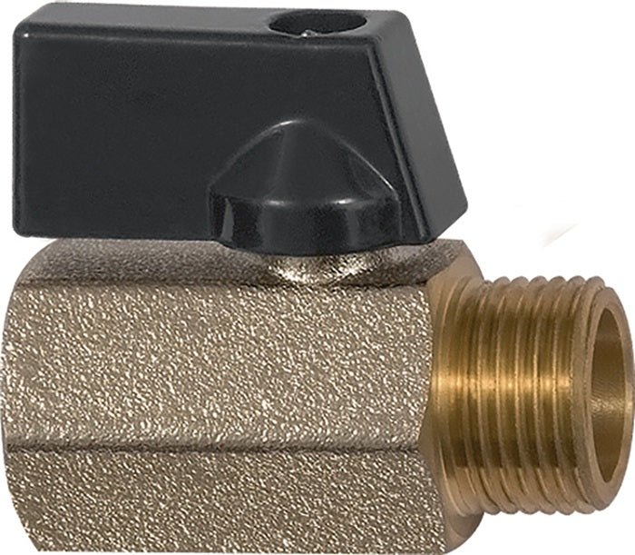 RIEGLER mini robinet à tournant sphérique VALVE LINE 10 mm 3/8 (4163000191)