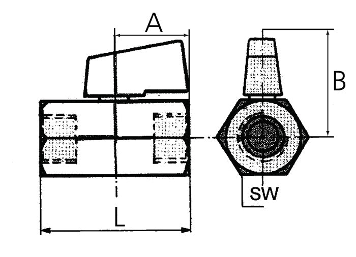 RIEGLER Mini-Kugelhahn  16,66 mm G 3/8 ″ ( 4163000276 )