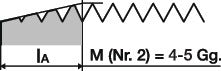 Jeu de tarauds à main RUKO DIN 352 M6x1 mm (4300400030)