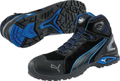 PUMA bottes de sécurité Rio Black Mid taille 41 noir/bleu (4300700411)