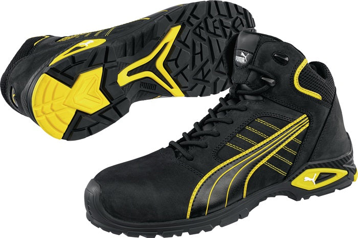 PUMA bottes de sécurité Amsterdam Mid taille 43 noir/jaune (4300700433)