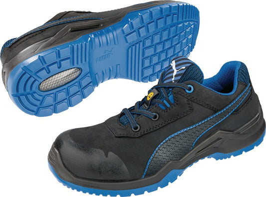 Chaussure de sécurité PUMA Argon Blue Low taille 41 noir/bleu (4300700441)