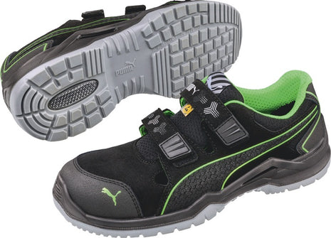 PUMA Sandalia de seguridad Neodyme Green Low Talla 41 negro/verde ( 4300700461 )