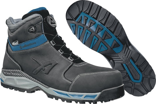 ALBATROS Sicherheitsstiefel TOFANE BLACK QL CTX MID Größe 40 schwarz/blau ( 4300700660 )