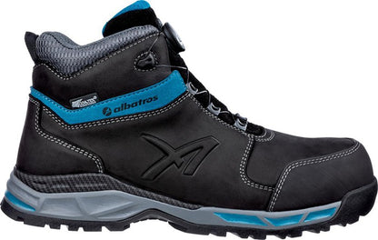 ALBATROS bottes de sécurité TOFANE BLACK QL CTX MID taille 42 noir/bleu ( 4300700662 )