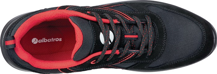 ALBATROS chaussure de travail CLIFTON ST LOW taille 41 noir/rouge (4300700671)