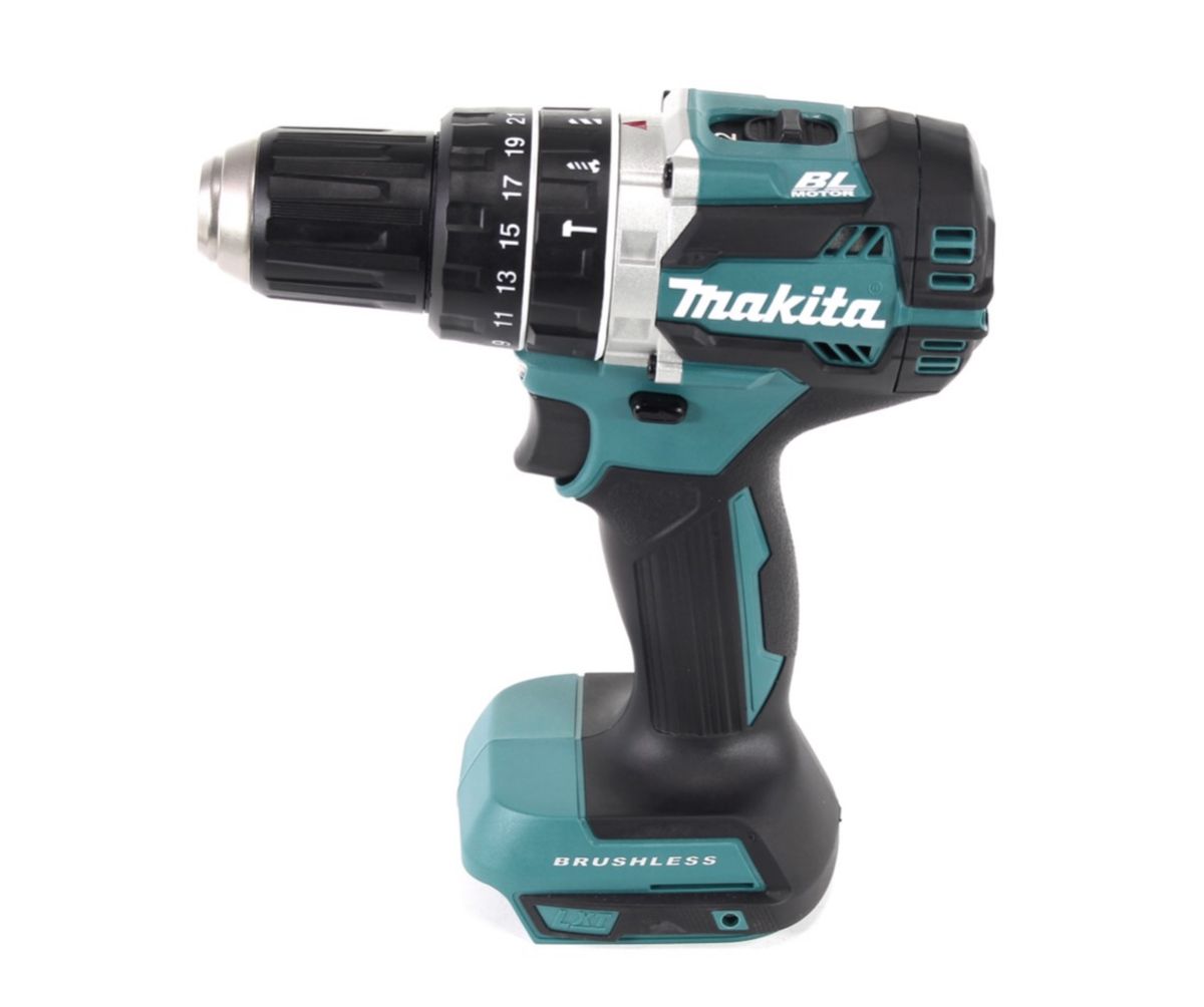 Makita DHP 484 Z 18 V Brushless Li-Ion Akku Schlagbohrschrauber Solo + Makita B-53811 Bit & Bohrer-Set 100-teilig - Toolbrothers