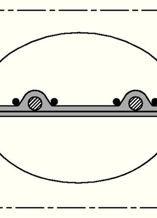 Tuyau d'aspiration et de soufflage NORRES NEO 390 TWO Ø intérieur 121 mm (4501400632)