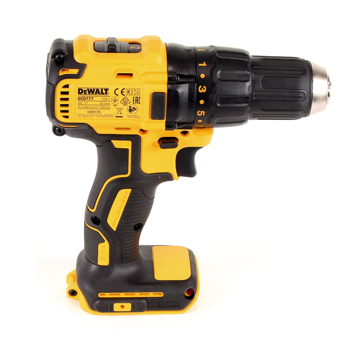 DeWalt DCD 777 S1 Akku Bohrschrauber 18V 65Nm + 1x Akku 1,5Ah + Ladegerät im TSTAK II Werkzeugkoffer - Toolbrothers