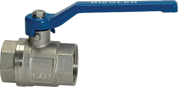 Robinet à tournant sphérique en laiton RIEGLER VALVE LINE 47,80 mm G 1 1/2″ (4588880177)