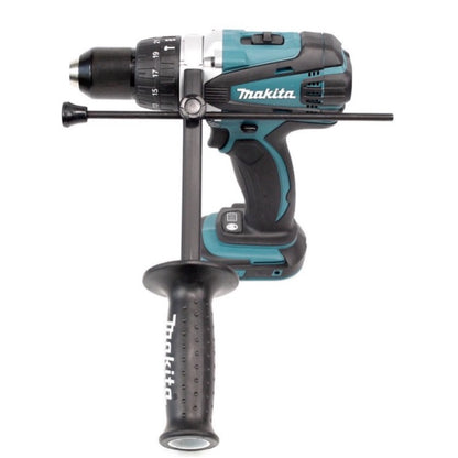 Makita DHP 458 RF1J Akku Schlagbohrschrauber 18 V 91Nm + 1x 3,0Ah Akku + Ladegerät + Makita Bit & Bohrer-Set 100-teilig - Toolbrothers