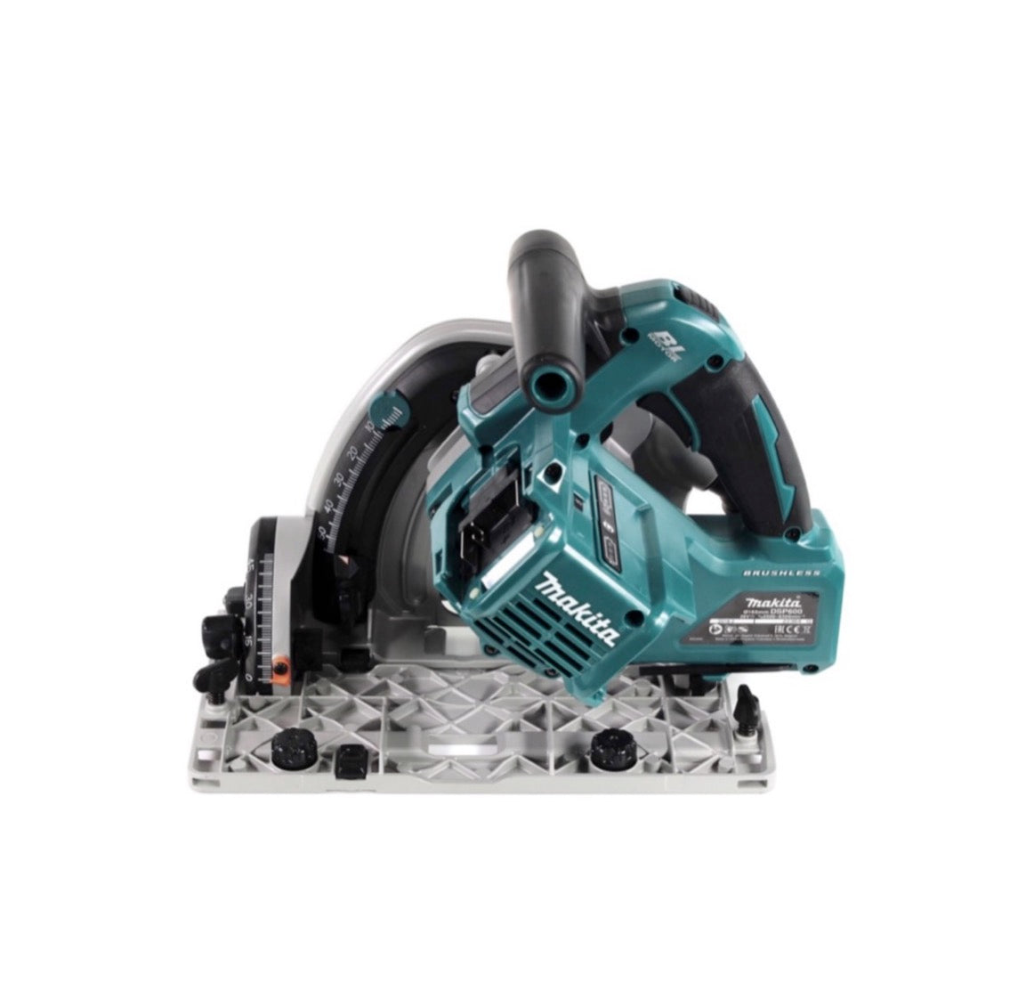 Makita DSP 600 ZJ Akku Tauchsäge 36V (2x18V) 165 mm Brushless + Führungsschiene + Makpac - ohne Akku, ohne Ladegerät - Toolbrothers