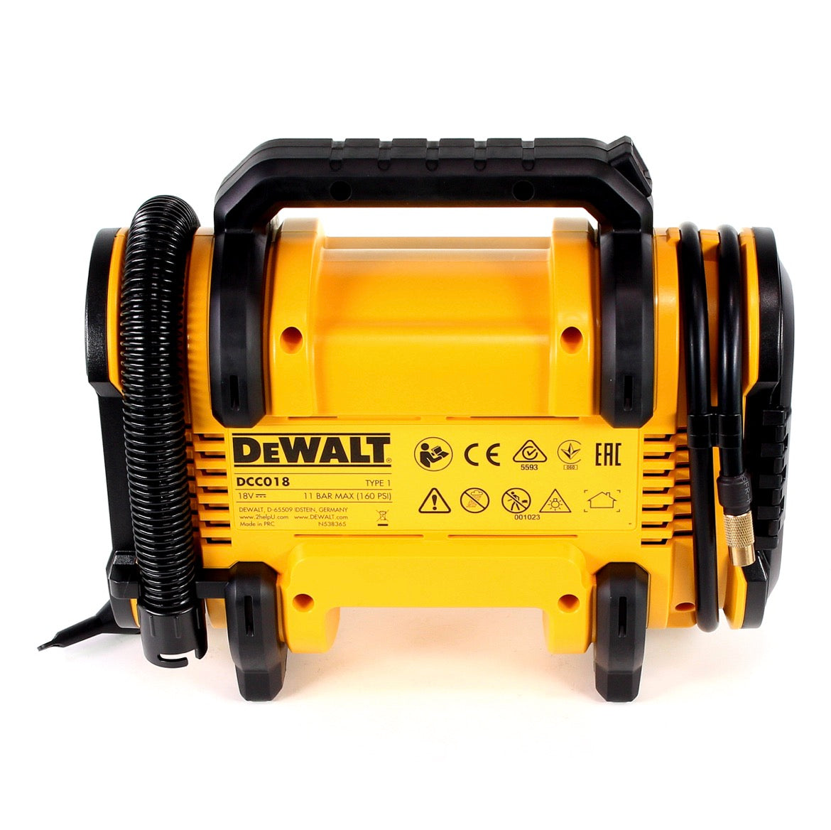 DeWalt DCC 018 N Akku Luftkompressor 18V 11bar KFZ Solo - ohne Akku, ohne Ladegerät - Toolbrothers