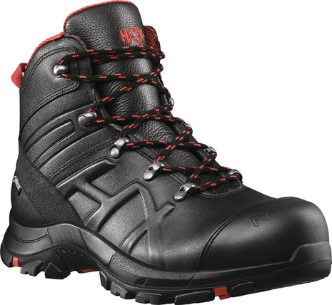 Botas de seguridad HAIX BE Safety 54 Talla media 8.5 (42.5) negro/rojo (4721000174)