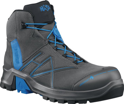 HAIX Sicherheitsstiefel Connexis® GTX mid Größe 9,5 (44) grau/blau ( 4721000534 )